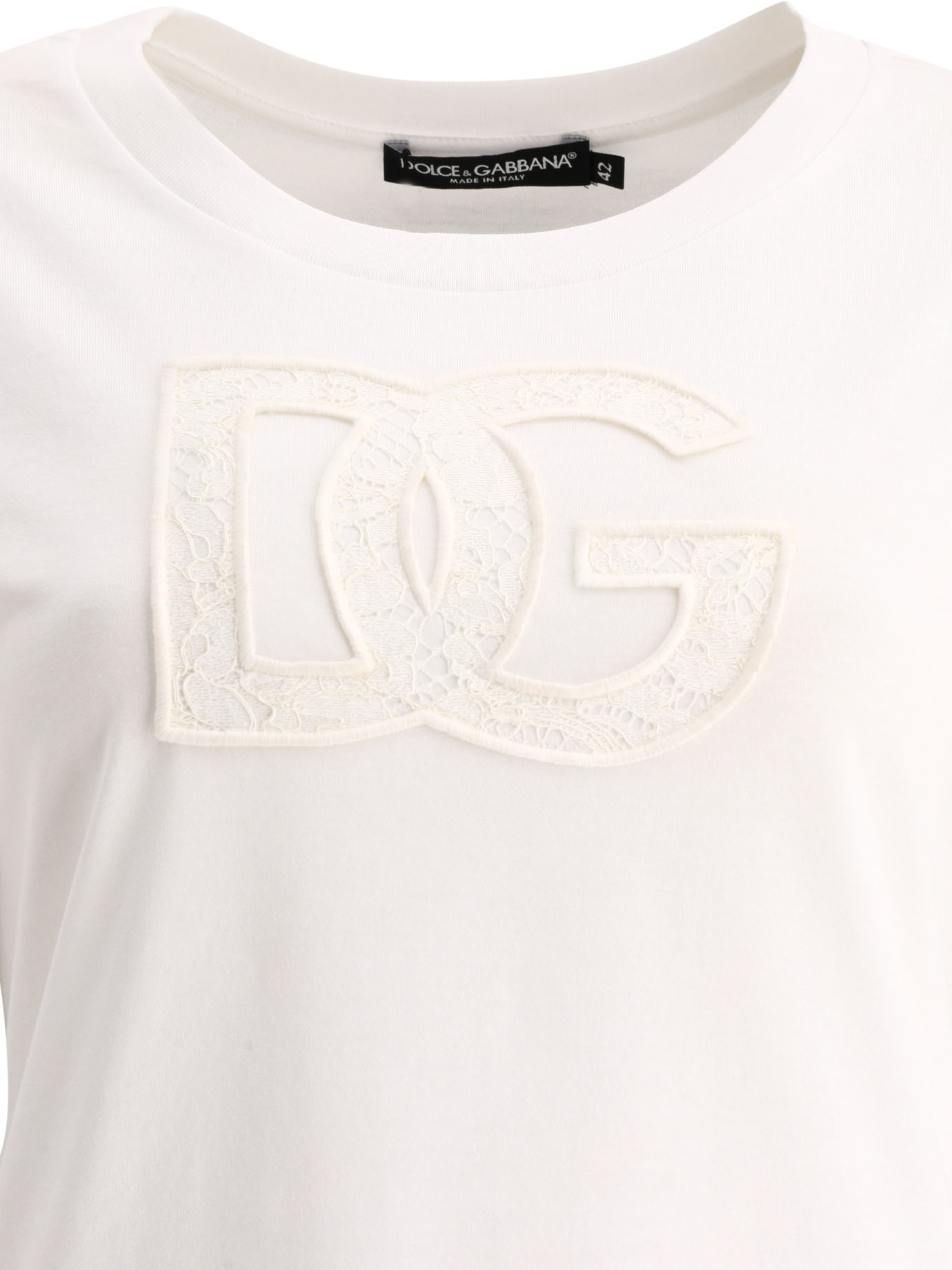 DOLCE & GABBANA T-shirt with logo patch
